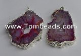 NGP3366 40*45mm - 45*60mm freeform druzy agate pendants