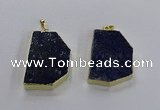 NGP3503 30*40mm - 30*45mm freeform lapis lazuli pendants