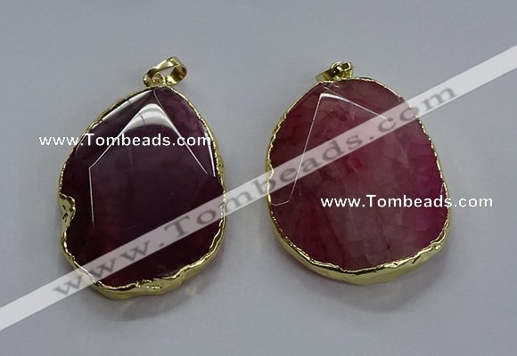 NGP3728 30*40mm - 35*45mm freeform agate gemstone pendants