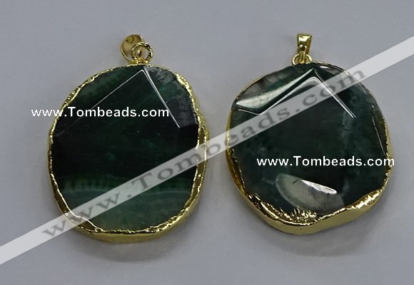 NGP3731 30*40mm - 35*45mm freeform agate gemstone pendants