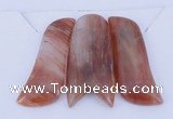 NGP38 Fashion red quartz gemstone pendants set jewelry wholesale