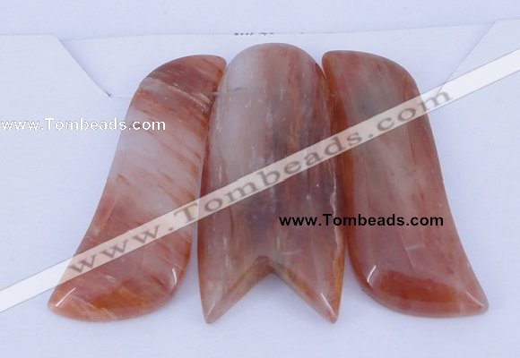 NGP38 Fashion red quartz gemstone pendants set jewelry wholesale