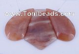 NGP39 Fashion red quartz gemstone pendants set jewelry wholesale