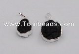 NGP4066 18*25mm – 25*30mm freeform Tektite pendants wholesale