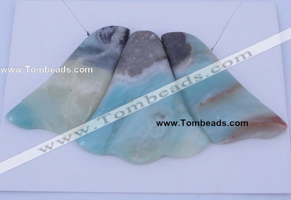 NGP42 Fashion amazonite gemstone pendants set jewelry wholesale