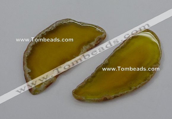 NGP4246 30*50mm - 45*75mm freefrom agate pendants wholesale