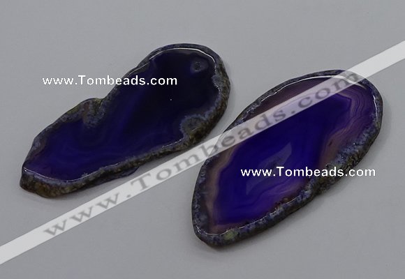 NGP4247 30*50mm - 45*75mm freefrom agate pendants wholesale