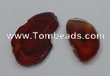 NGP4248 30*50mm - 45*75mm freefrom agate pendants wholesale