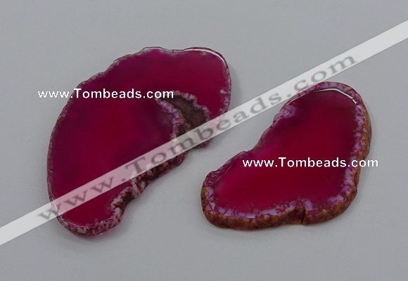 NGP4249 30*50mm - 45*75mm freefrom agate pendants wholesale