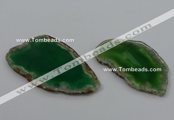 NGP4251 30*50mm - 45*75mm freefrom agate pendants wholesale