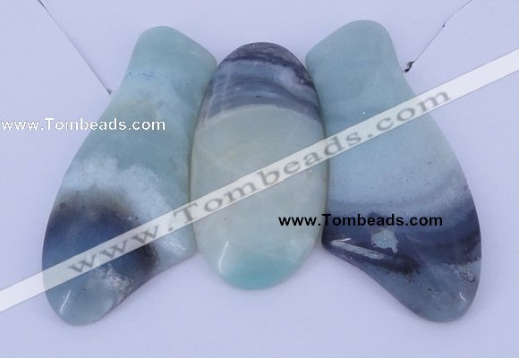 NGP43 Fashion amazonite gemstone pendants set jewelry wholesale