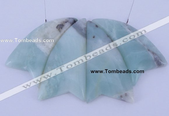 NGP44 Fashion amazonite gemstone pendants set jewelry wholesale