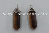 NGP5016 8*30mm sticks yellow tiger eye pendants wholesale