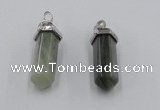 NGP5017 8*30mm sticks seaweed quartz pendants wholesale