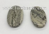 NGP5523 30*50mm - 35*55mm oval jasper pendants wholesale