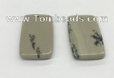 NGP5526 30*50mm - 35*55mm rectangle jasper pendants wholesale