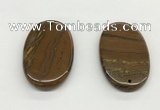 NGP5536 35*55mm oval iron tiger pendants wholesale