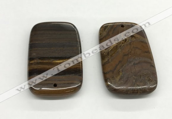 NGP5538 35*55mm rectangle iron tiger pendants wholesale