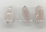 NGP5541 14*40mm - 23*58mm teardrop rose quartz pendants