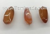 NGP5546 14*40mm - 23*58mm teardrop agate gemstone pendants