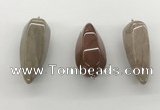 NGP5552 14*40mm - 23*58mm teardrop jade pendants wholesale