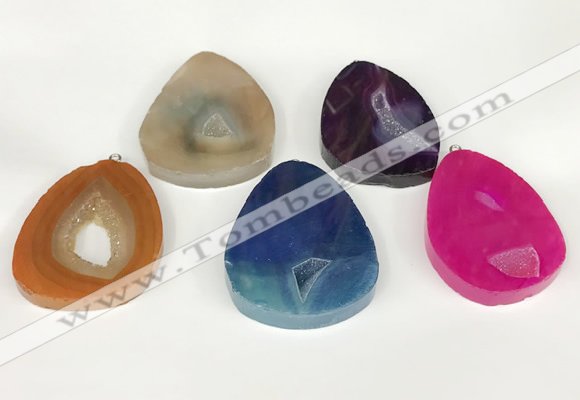 NGP5725 35*45mm - 42*55mm freeform agate pendants wholesale