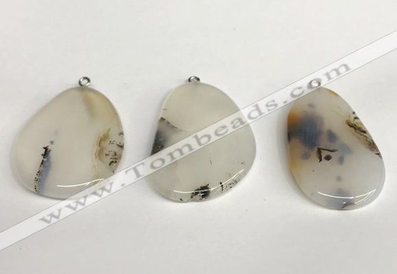 NGP5736 25*38mm - 32*45mm freeform agate pendants wholesale