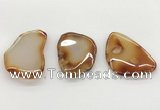 NGP5782 30*50mm - 45*60mm freeform agate slab pendants