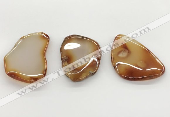 NGP5782 30*50mm - 45*60mm freeform agate slab pendants