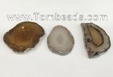 NGP5783 25*50mm - 50*80mm freeform agate slab pendants