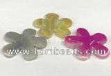 NGP5811 48mm - 50mm flower agate gemstone pendants wholesale