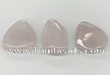 NGP5846 25*45mm - 35*55mm freeform rose quartz pendants wholesale