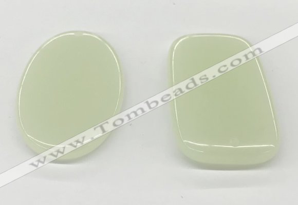 NGP5866 30*50mm freeform moonstone pendants wholesale