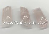 NGP5873 20*55mm - 22*60mm marquise rose quartz pendants