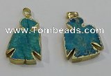 NGP6027 25*35mm - 30*40mm angel sea sediment jasper pendants
