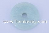 NGP603 5pcs 7*35mm amazonite gemstone donut pendants wholesale