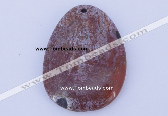 NGP632 5pcs 33*45mm freeform agate gemstone pendants
