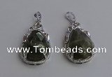 NGP6621 22*30mm faceted teardrop labradorite gemstone pendants