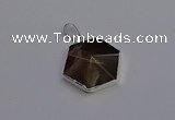 NGP6834 24*25mm hexagon moonstone gemstone pendants wholesale