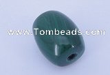 NGP707 16*19mm drum natural malachite gemstone pendant