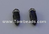 NGP7070 12*30mm - 15*35mm faceted bullet labradorite pendants