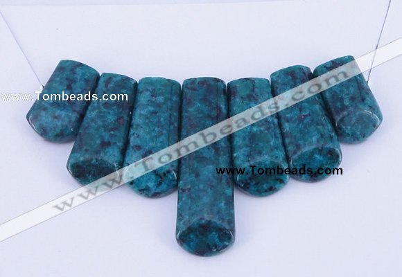 NGP71 Fashion chrysocolla gemstone pendants set jewelry wholesale