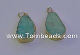 NGP7134 20*30mm - 22*32mm freeform amazonite gemstone pendants