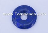 NGP721 5*30mm natural lapis lazuli gemstone donut pendant