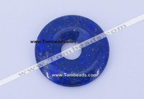 NGP721 5*30mm natural lapis lazuli gemstone donut pendant