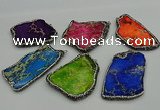 NGP7231 30*50mm - 40*60mm freeform sea sediment jasper pendants