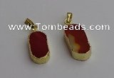 NGP7244 10*20mm - 10*22mm oval mookaite gemstone pendants