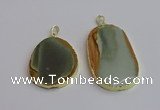 NGP7364 35*45mm - 40*55mm freeform imperial jasper pendants