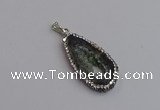 NGP7432 20*25mm - 20*35mm freeform druzy agate pendants