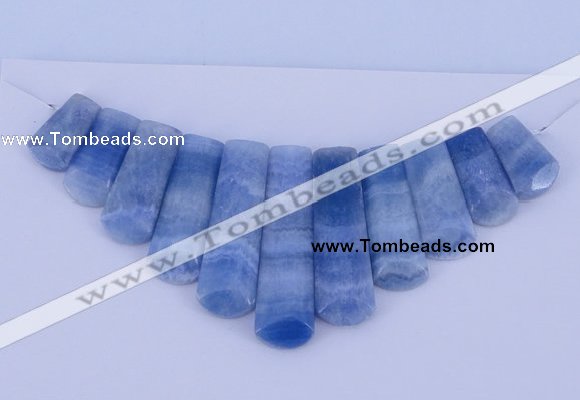 NGP76 Fashion blue lace agate gemstone pendants set jewelry wholesale